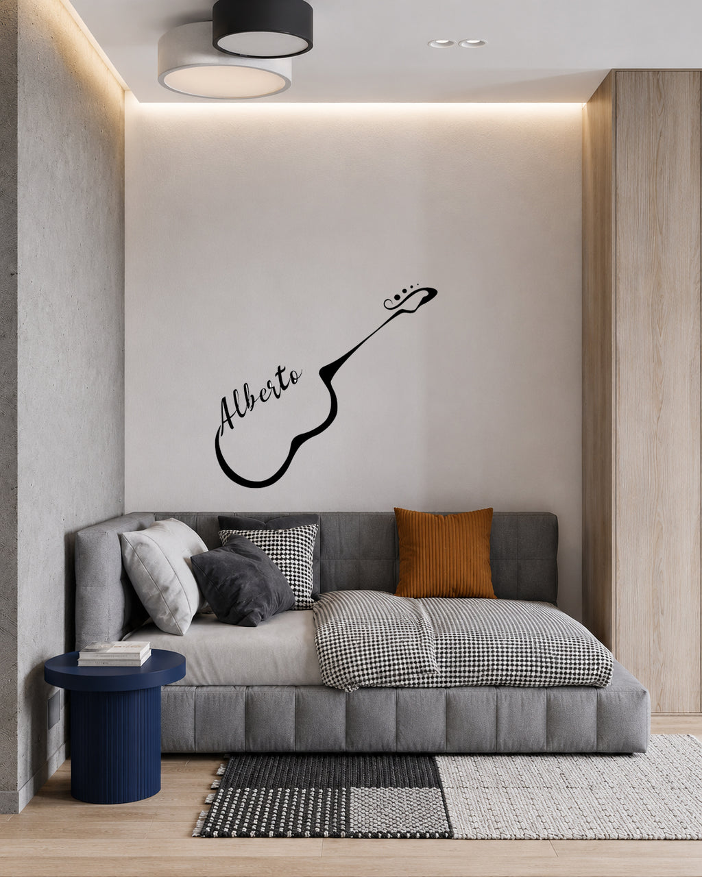 Wall sticker Guitar - Personalizzabile