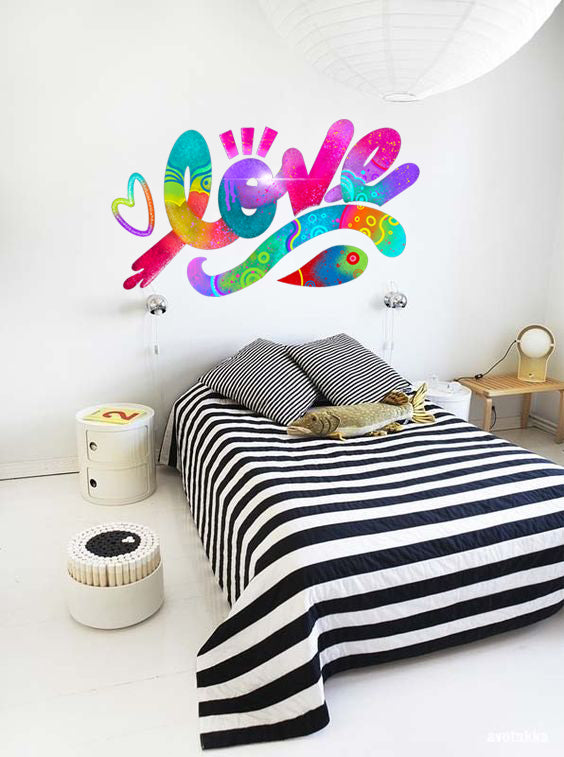 Wall sticker  Murales Love