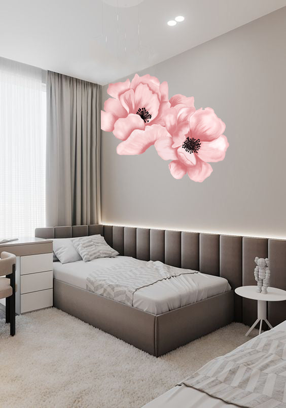 Wall sticker Fiore rosa - modello 2