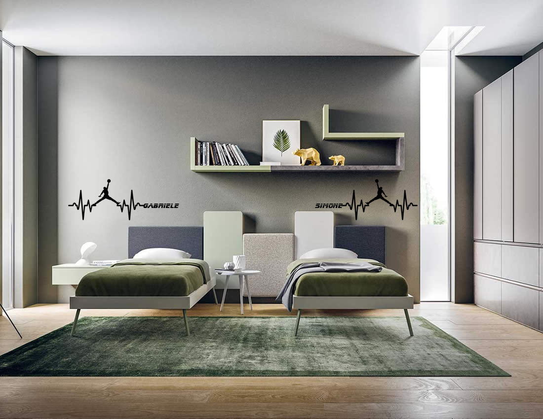 Wall sticker Jordan - Personalizzabile
