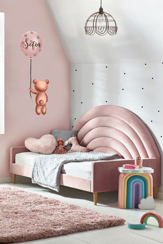 Wall sticker Orsetto con  palloncino - Personalizzabile