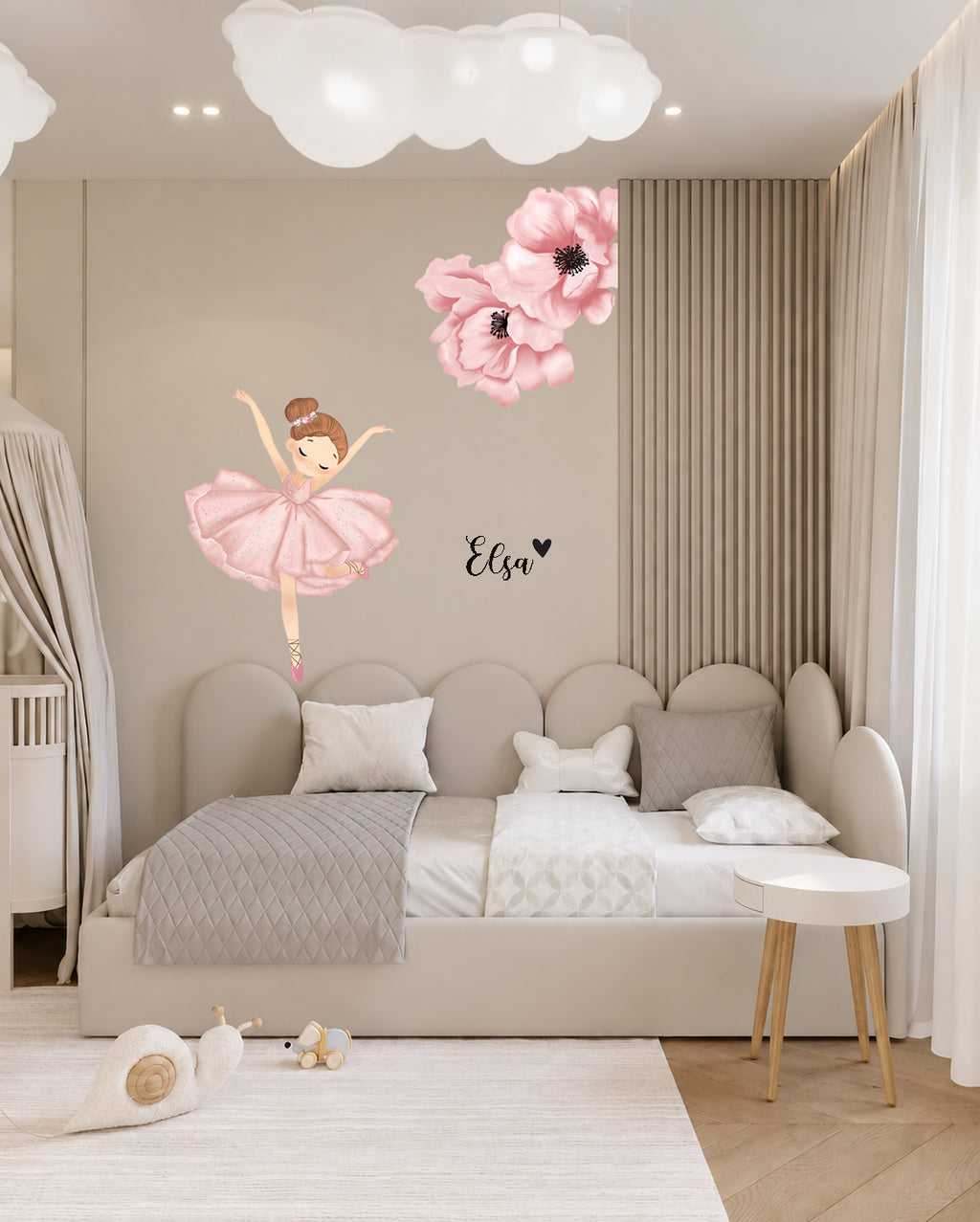 Wall sticker Ballerina classica - Personalizzabile
