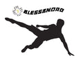Wall Sticker Calciatore in Rovesciata – Personalizzabile