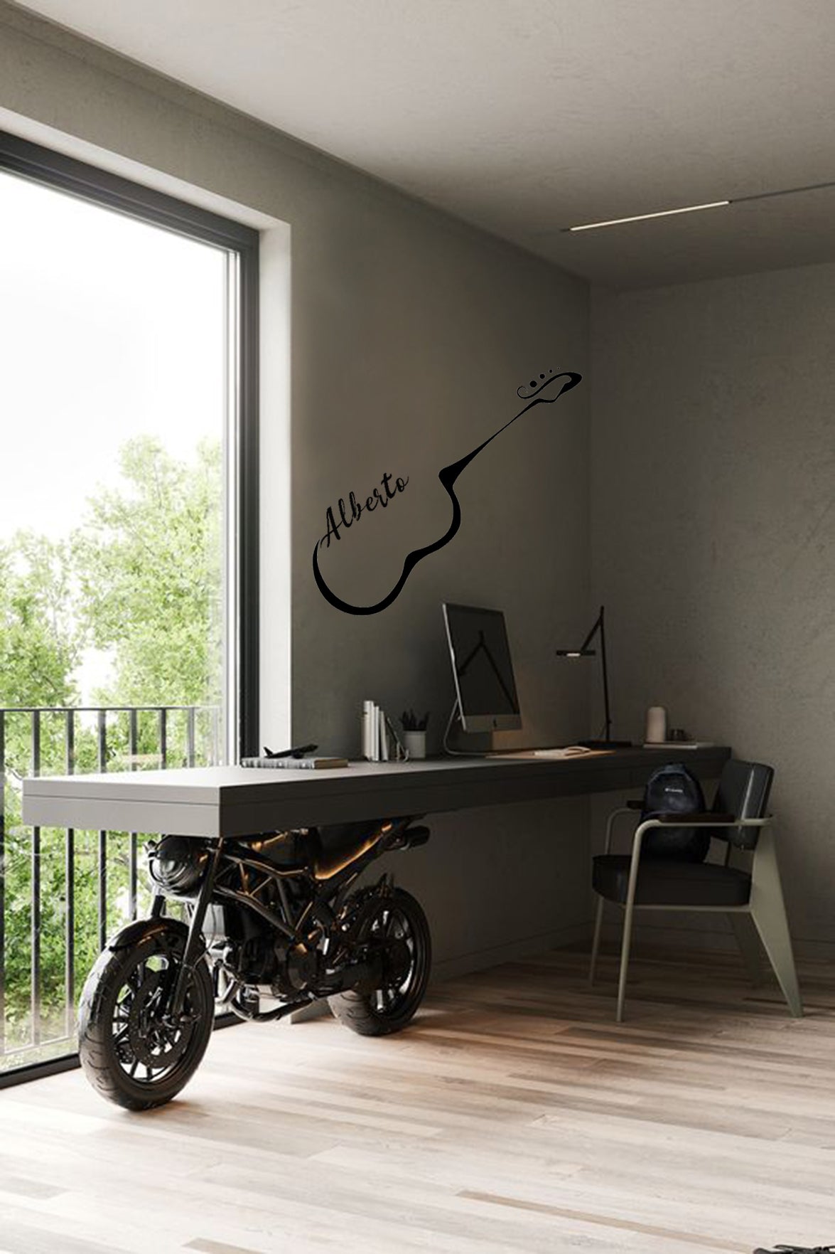 Wall sticker Guitar - Personalizzabile