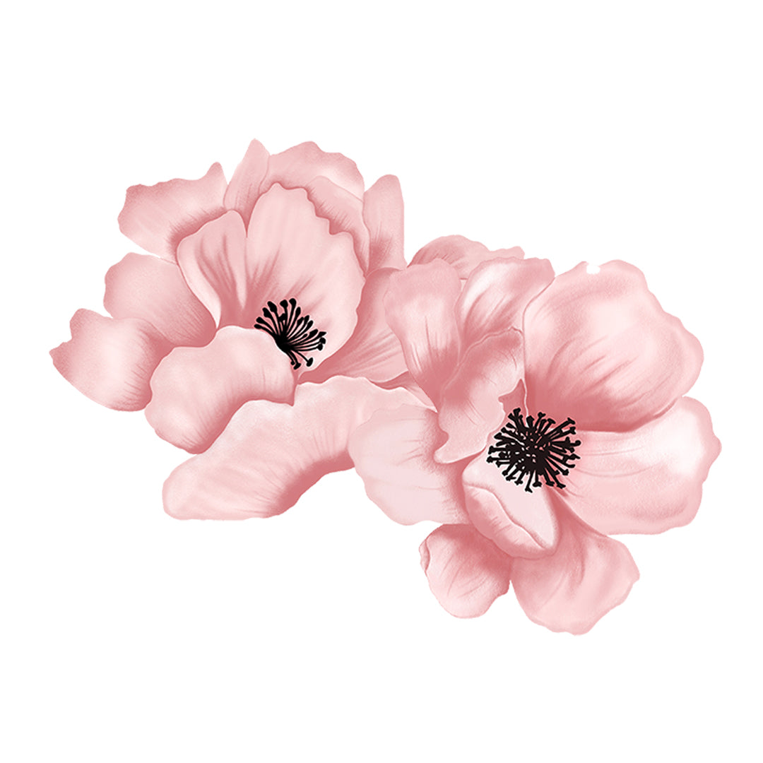 Wall sticker Fiore rosa - modello 2