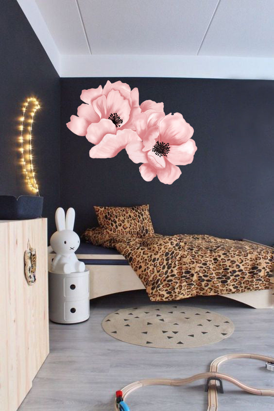 Wall sticker Fiore rosa - modello 2
