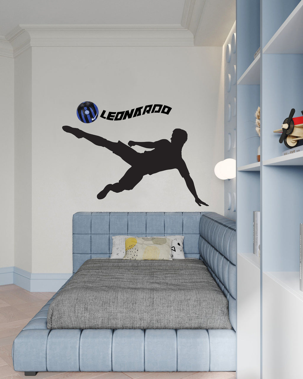 Wall Sticker Calciatore in Rovesciata – Personalizzabile