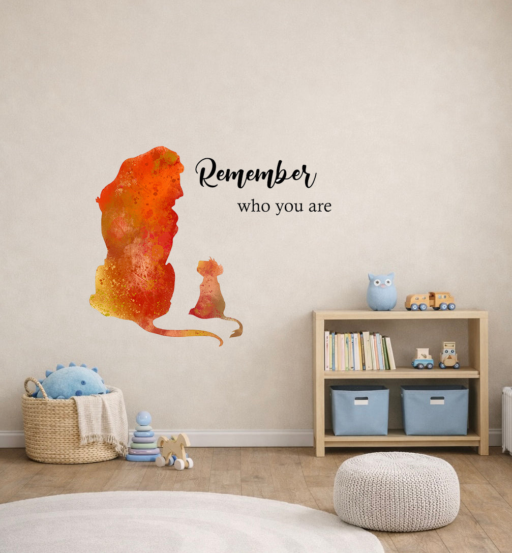 Wall Sticker Re Leone Remember Who You Are