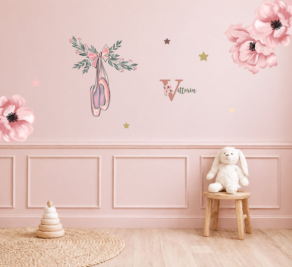 Wall Sticker Scarpette da Danza – Personalizzabile