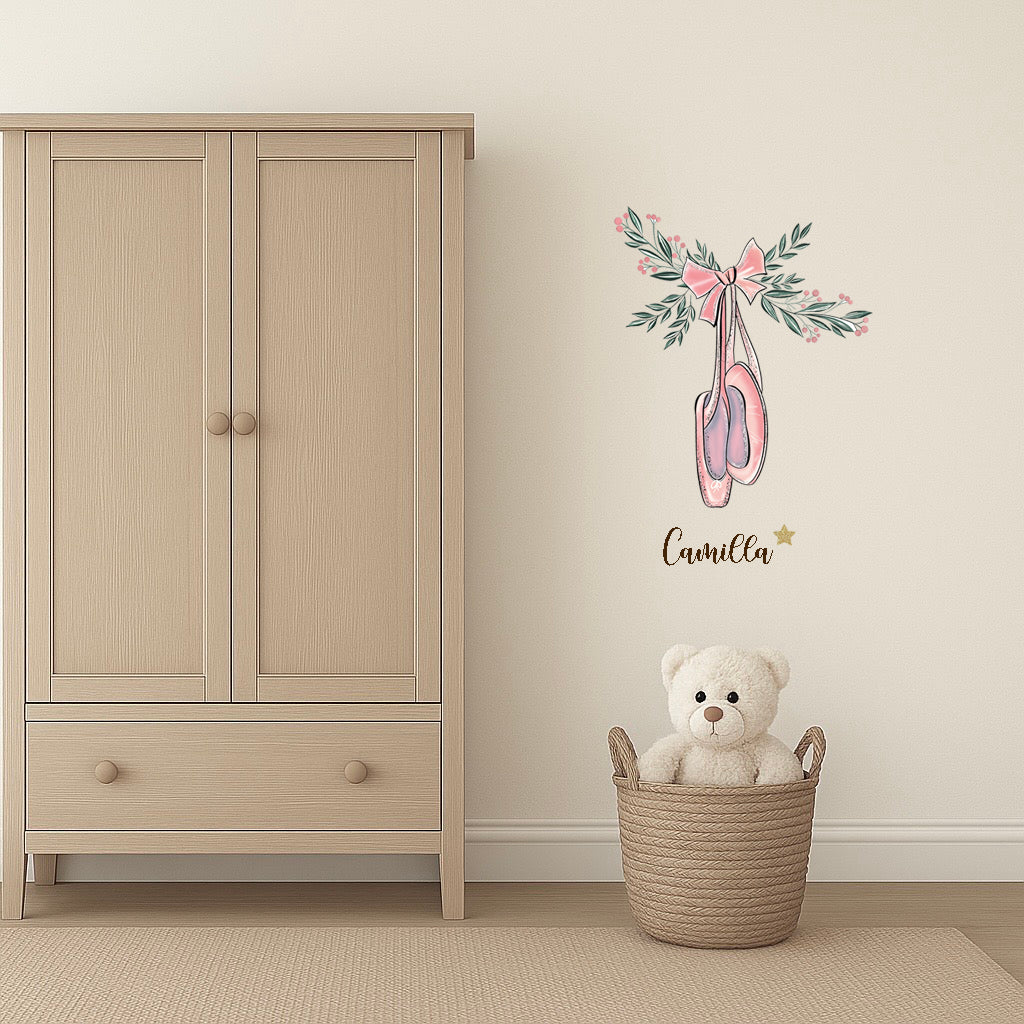 Wall Sticker Scarpette da Danza – Personalizzabile