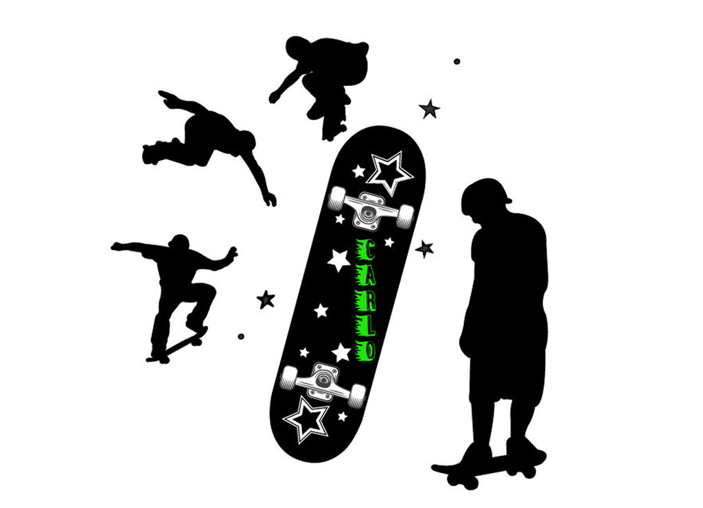 Wall sticker Skatemania - Personalizzabile